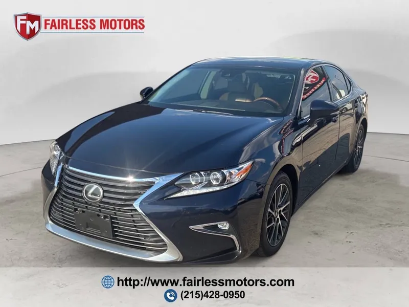 2017 Lexus ES 350 Base 4dr Sedan in Nightfall Mica — front three-quarter view