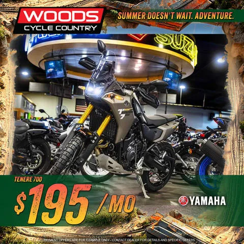 2026 Yamaha Tenere 700 — front three-quarter view