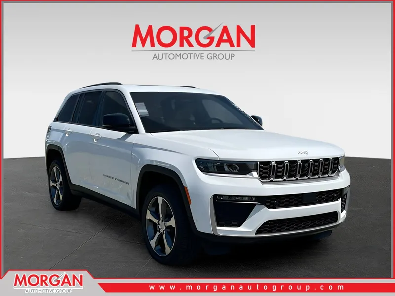 2026 Jeep Grand Cherokee Limited in White/off-white — front three-quarter view