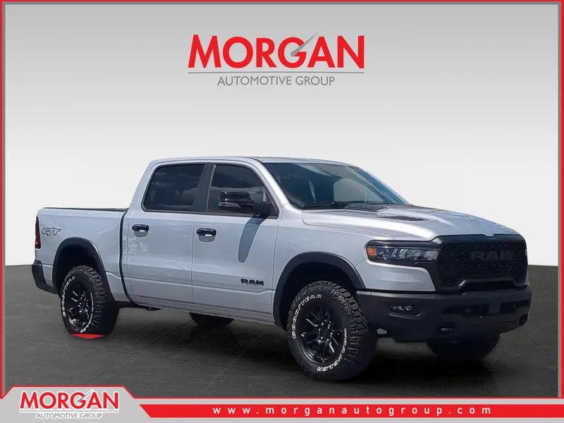 2026 Ram 1500 Rebel in Silver — front three-quarter view