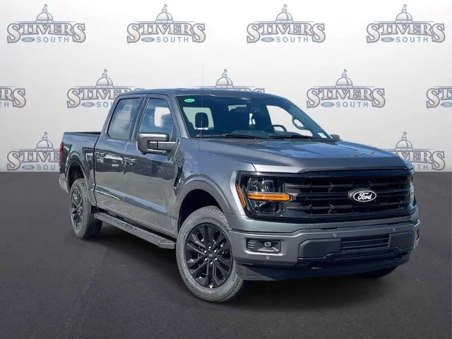 2026 Ford F-150 XLT in Gray — front three-quarter view