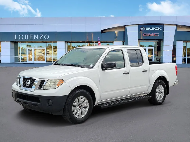 2012 Nissan Frontier S in Avalanche — front three-quarter view