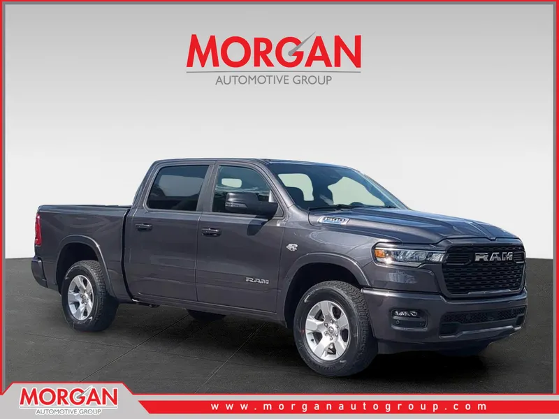 2026 Ram 1500 Big Horn/Lone Star in Gray — front three-quarter view