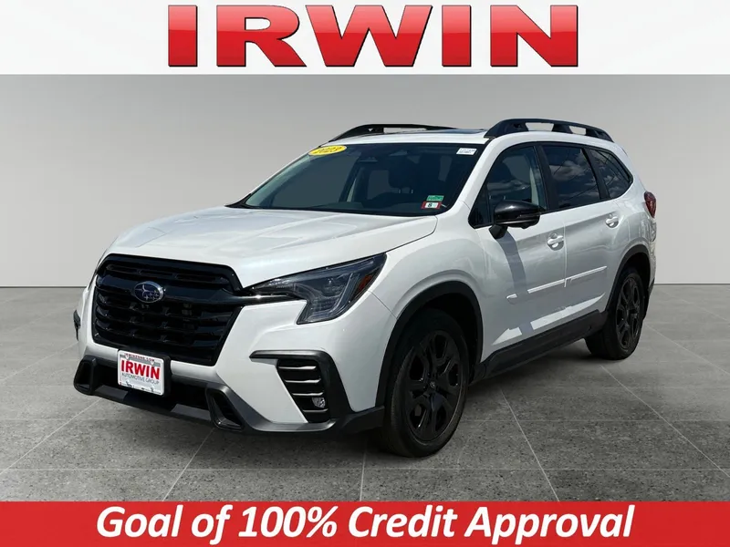 2023 Subaru Ascent Onyx Edition Limited in Crystal White Pearl — front three-quarter view