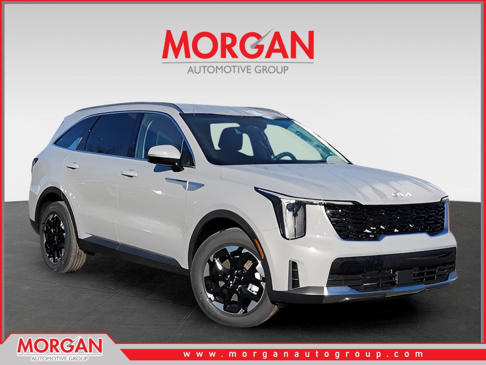 2026 Kia Sorento S in Gray — front three-quarter view
