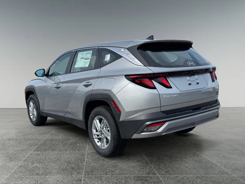 2026 Hyundai Tucson — rear three-quarter view
