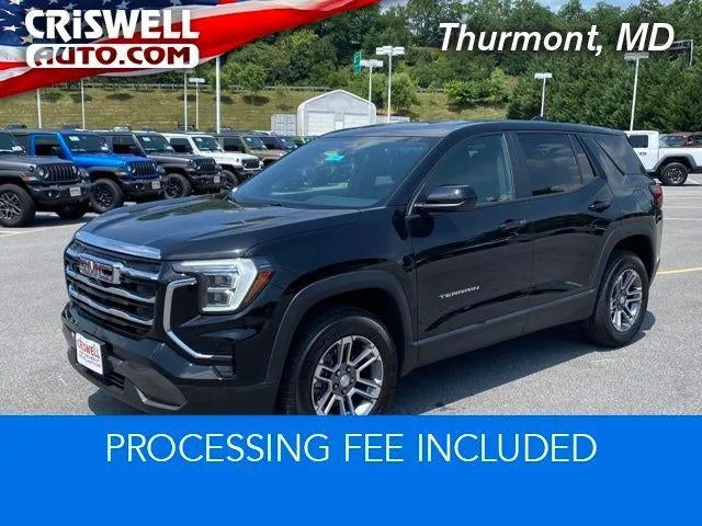 2026 GMC Terrain Elevation in Ebony Twilight Metallic — front three-quarter view