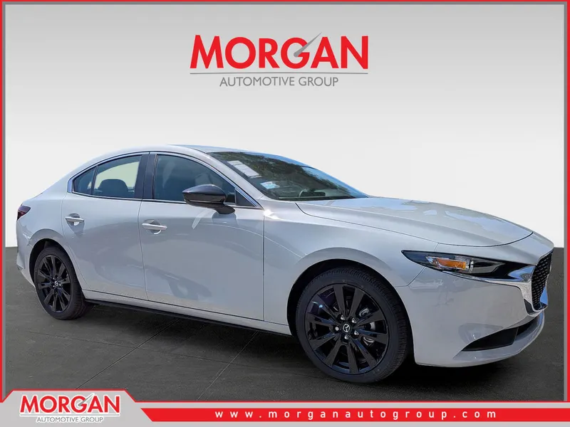 2026 Mazda Mazda3 3 2.5 S Select Sport Base in White — front three-quarter view