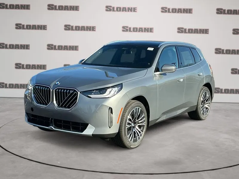 2026 BMW X3 30 xDrive in Skyscraper Grey Metallic — front three-quarter view