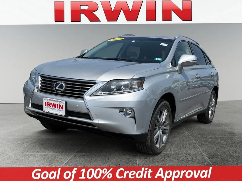 2015 Lexus RX 350 350 in Silver — front three-quarter view