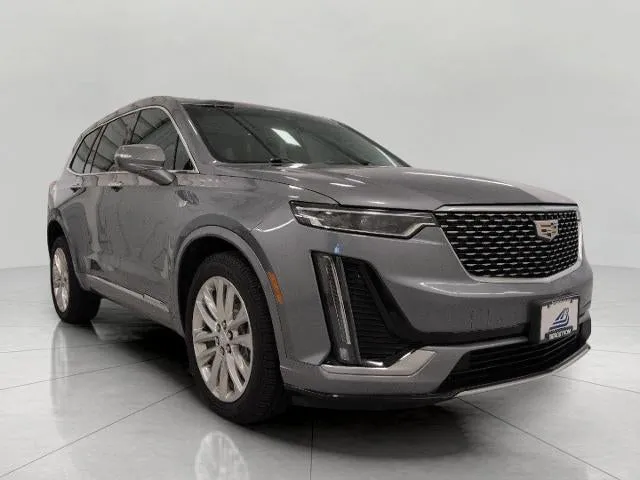 2020 Cadillac XT6 AWD 4dr Premium Luxury in Satin Steel Metallic — front three-quarter view