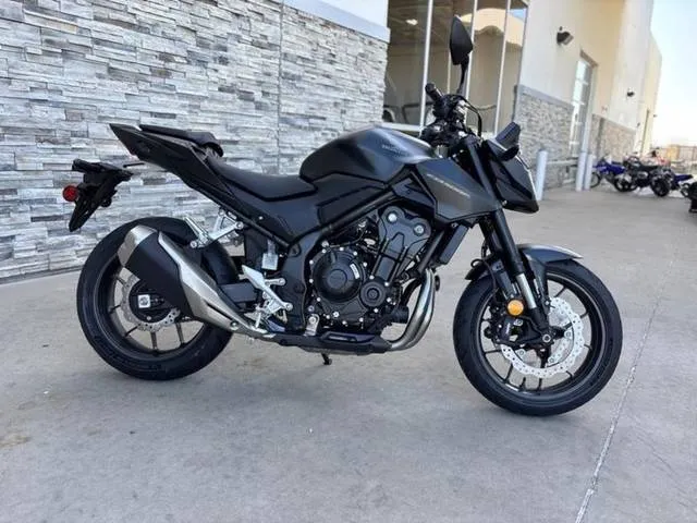 2025 Honda® CB500F — front three-quarter view
