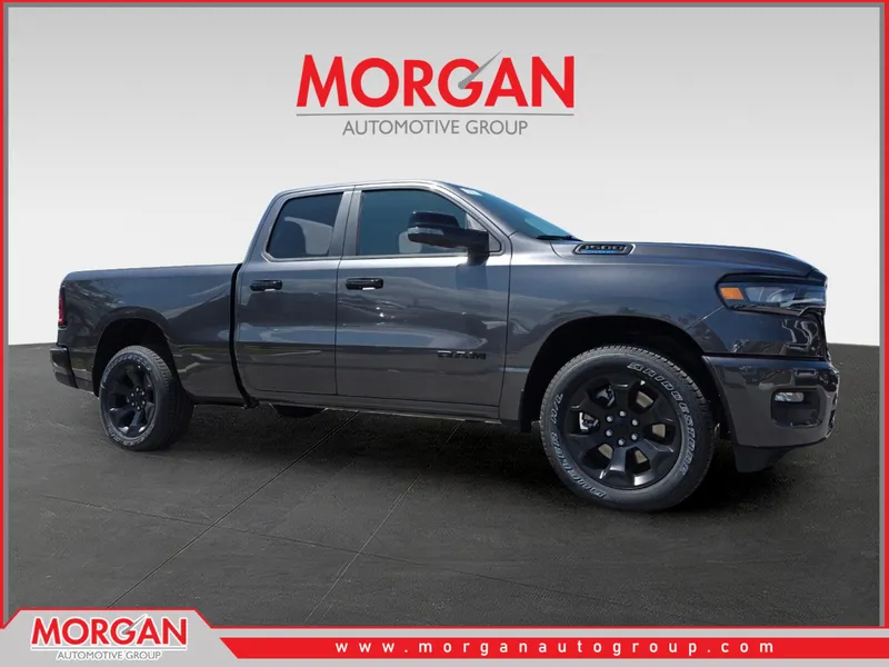 2026 Ram 1500 Big Horn/Lone Star in Gray — front three-quarter view