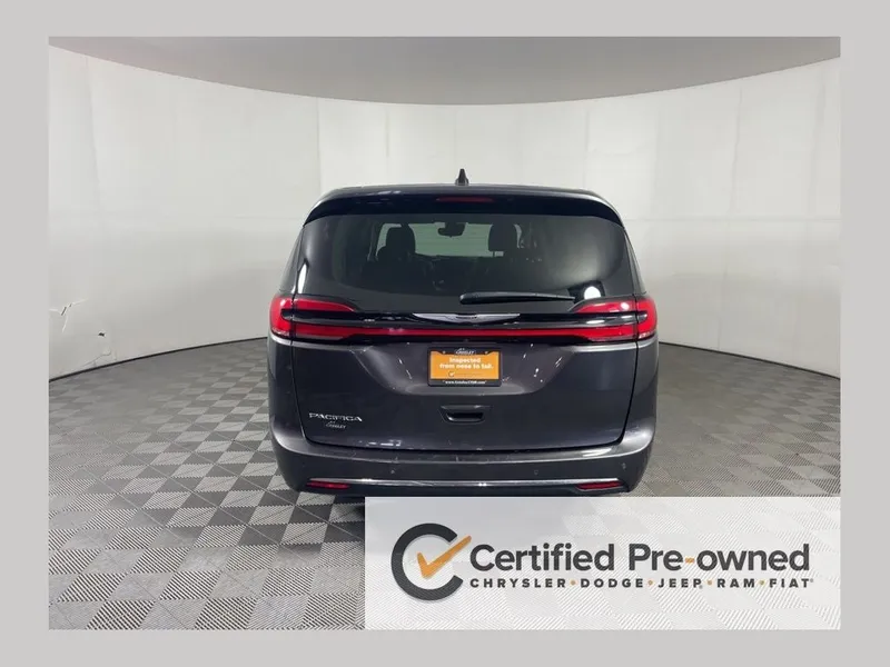 2023 Chrysler Pacifica Touring L in Granite Crystal Metallic Clearcoat — front three-quarter view