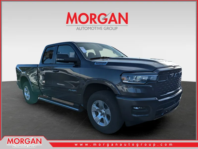 2026 Ram 1500 Big Horn/Lone Star in Gray — front three-quarter view