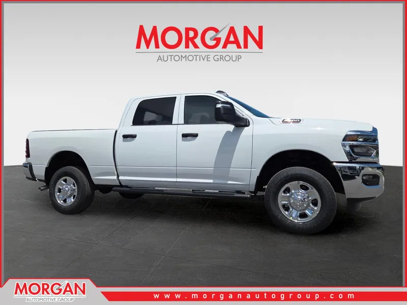 2026 Ram 2500 Tradesman in White — front three-quarter view