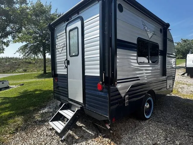 2025 Riverside RV Retro 135 — front three-quarter view
