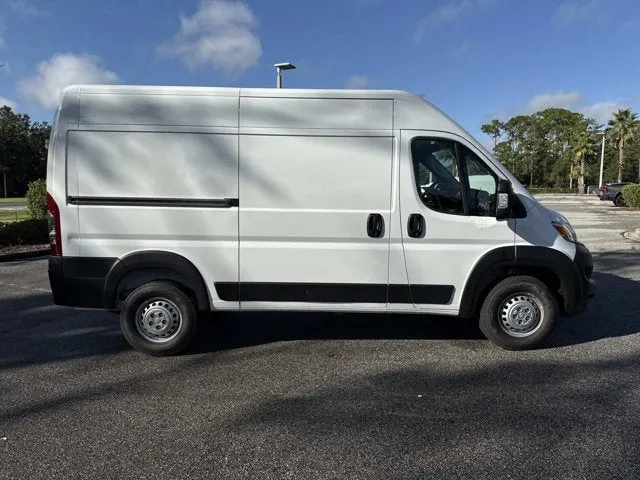 2026 RAM ProMaster Cargo Van Tradesman in Bright White Clearcoat — front three-quarter view