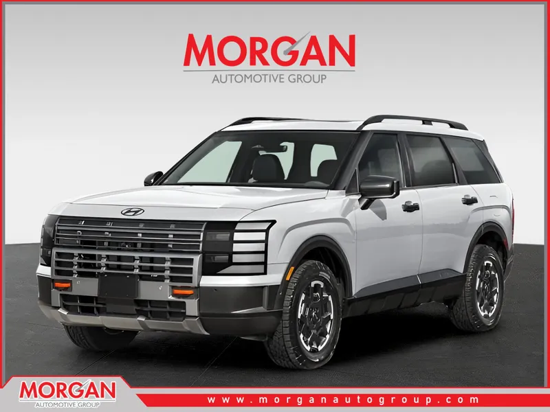 2026 Hyundai PALISADE XRT Pro in Creamy White Pearl — front three-quarter view