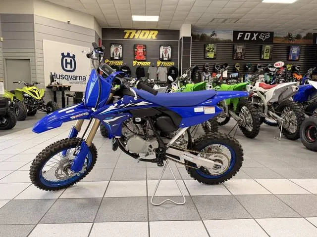 2026 Yamaha YZ65 — front three-quarter view