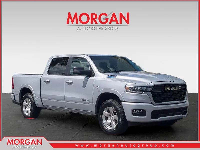 2026 Ram 1500 Big Horn/Lone Star in Silver — front three-quarter view