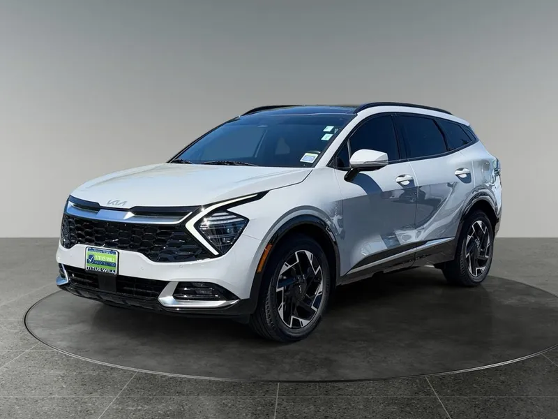 2023 Kia Sportage — rear three-quarter view