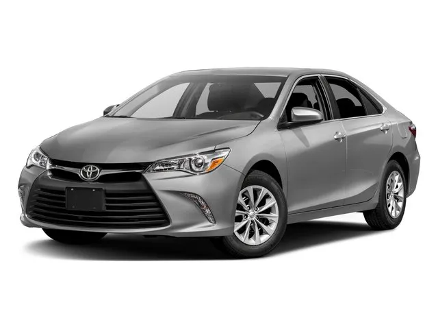 2017 Toyota Camry SE in White — front three-quarter view