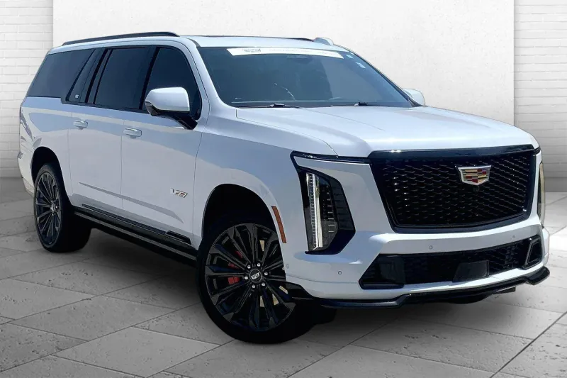 2026 Cadillac Escalade ESV V-Series — front three-quarter view