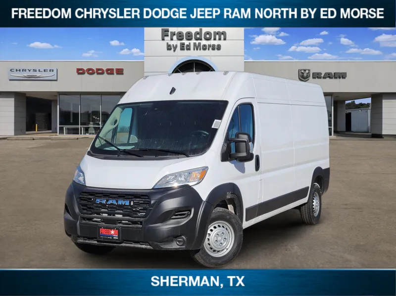 2026 RAM Ram ProMaster RAM PROMASTER 2500 TRADESMAN CARGO VAN HIGH ROOF 159' WB in Bright White Clear-Coat Exterior Paint — front...