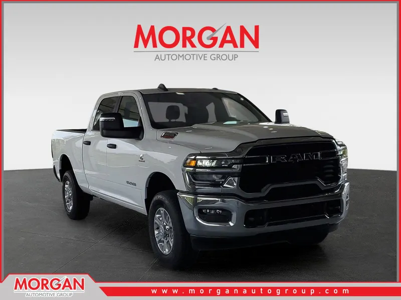2026 Ram 2500 Big Horn in Bright White Clearcoat — front three-quarter view