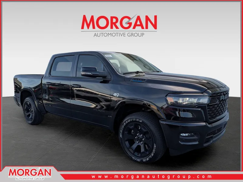 2026 Ram 1500 Big Horn/Lone Star in Black — front three-quarter view