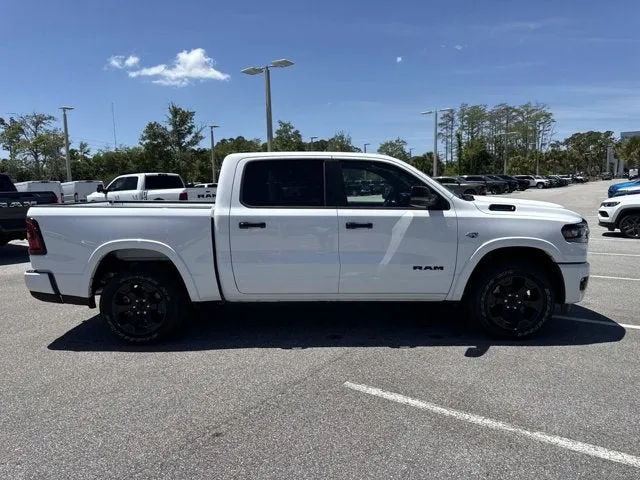 2026 RAM 1500 Big Horn in Bright White Clearcoat — front three-quarter view