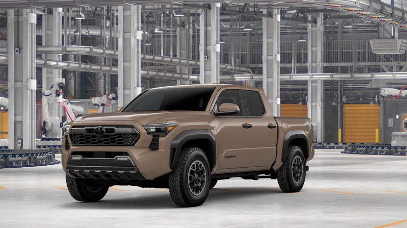 2026 Toyota Tacoma TRD Off-Road in Mudbath — front three-quarter view