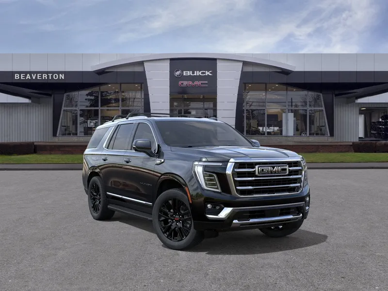 2026 GMC Yukon Elevation in Onyx Black — front three-quarter view