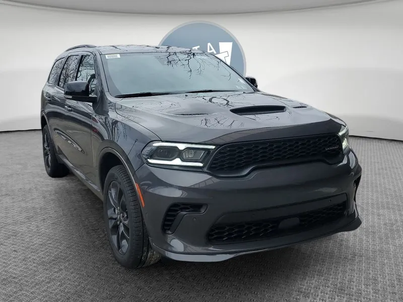 2026 Dodge Durango DURANGO GT PLUS AWD in Vapor Gray Exterior Paint — front three-quarter view