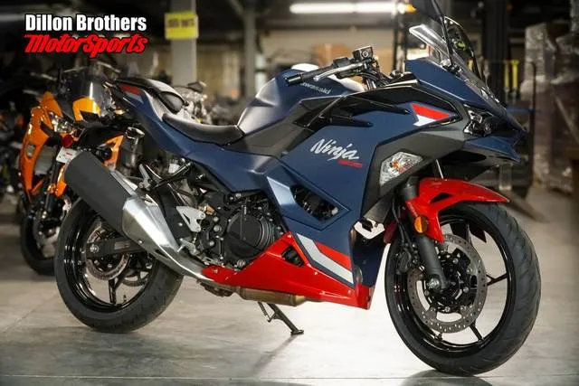 2026 Kawasaki Ninja® 500 — front three-quarter view