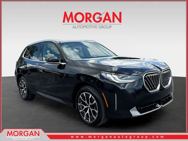 2026 BMW X3 30 xDrive in Black Sapphire Metallic — front three-quarter view