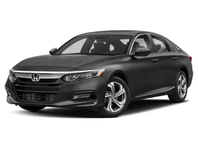 2018 Honda Accord Sedan EX-L 1.5T in Red — front three-quarter view