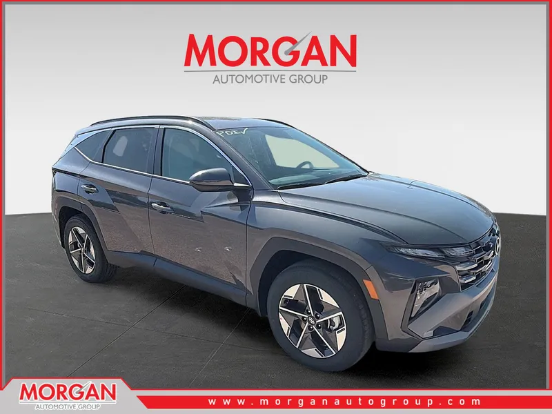 2026 Hyundai TUCSON SEL in Ecotronic Gray — front three-quarter view
