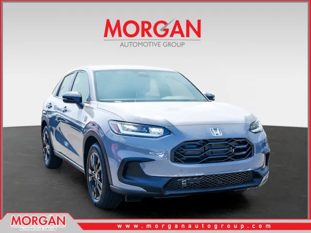 2026 Honda HR-V Sport in Urban Gray Pearl — front three-quarter view
