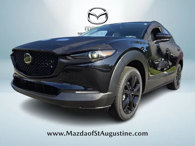2026 Mazda CX-30 2.5 Turbo Aire Edition in Black — front three-quarter view