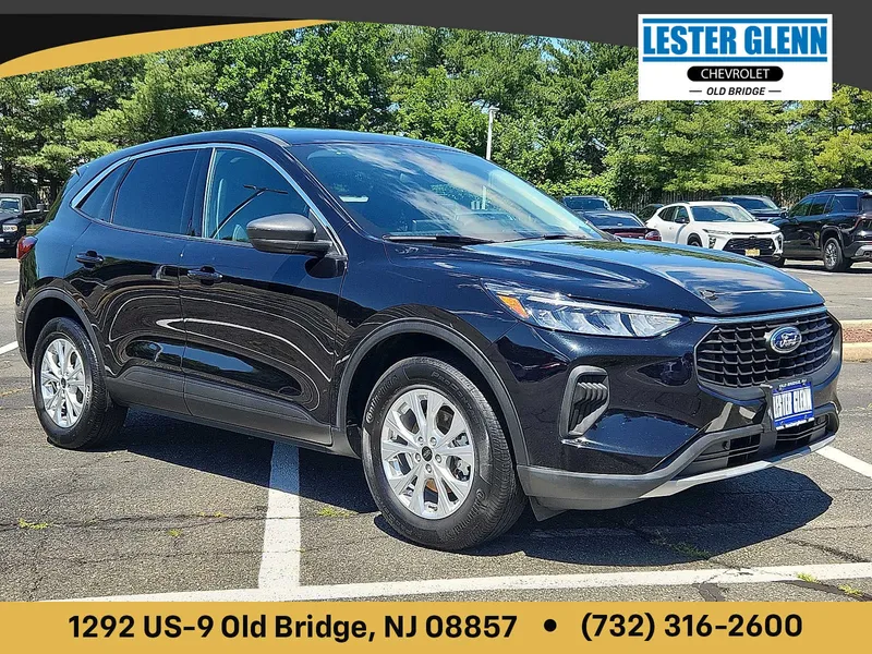 2023 Ford Escape Active in Agate Black Metallic — front three-quarter view