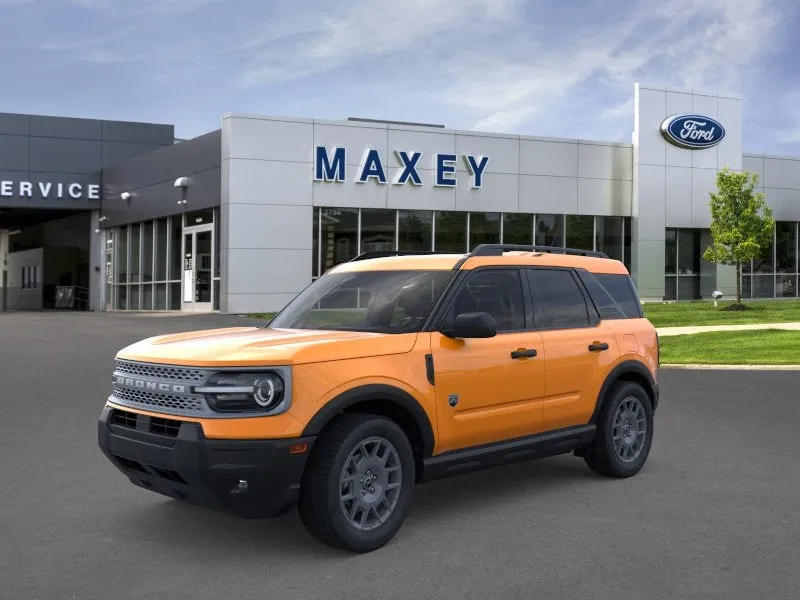 2026 Ford Bronco Sport Big Bend® in Orange Fury Metallic Tri-Coat — front three-quarter view