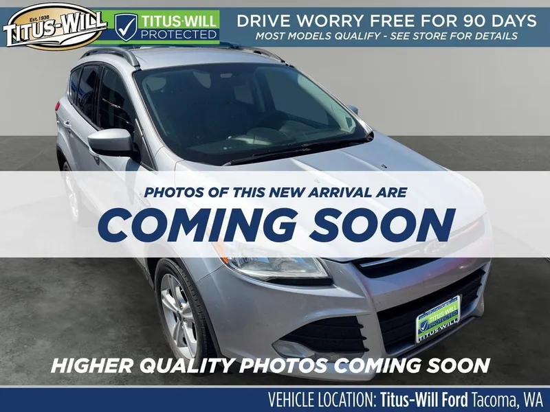2013 Ford Escape SE in Ingot Silver — front three-quarter view