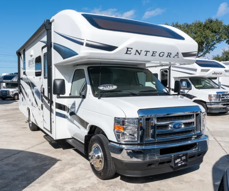 2025 Entegra ODYSSEY — front three-quarter view