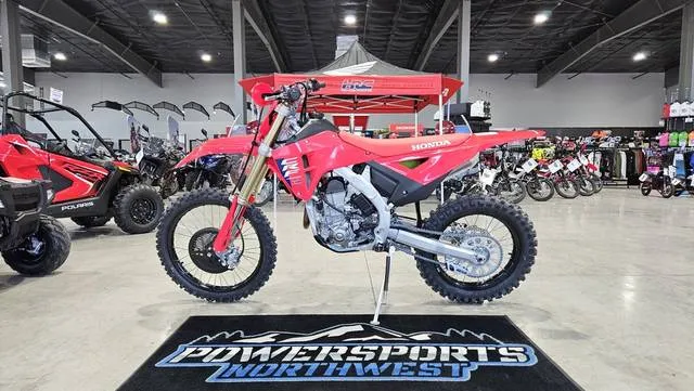 2025 Honda® CRF450RX — front three-quarter view