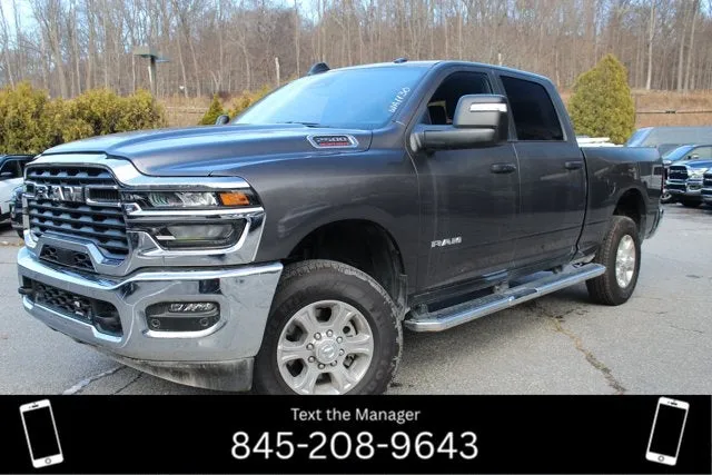 2025 RAM 2500 Big Horn in Granite Crystal Metallic Clearcoat — front three-quarter view