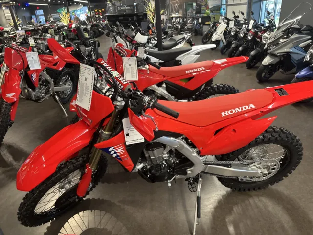 2026 Honda® CRF450X — front three-quarter view