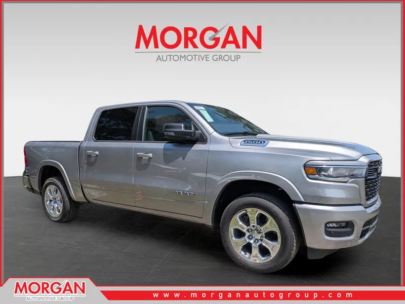 2026 Ram 1500 Big Horn/Lone Star in Silver — front three-quarter view