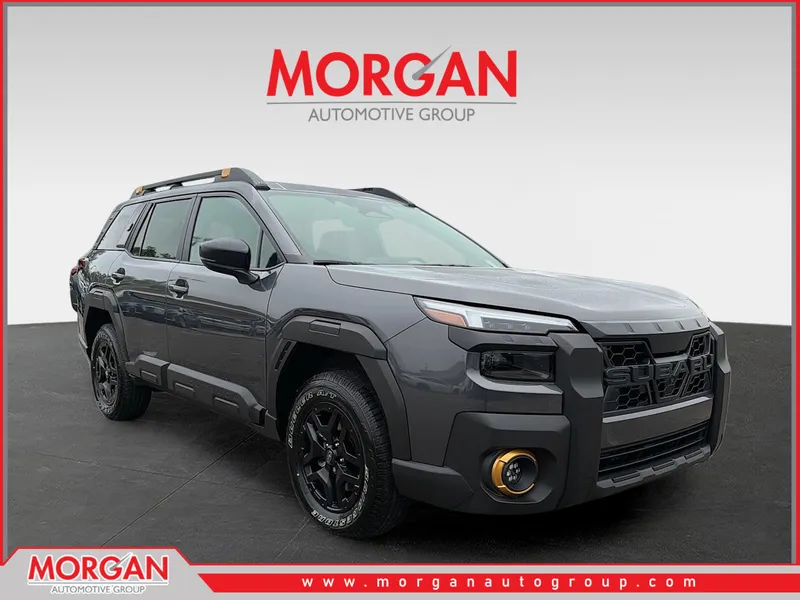 2026 Subaru Outback Wilderness in Magnetite Gray Metallic — front three-quarter view